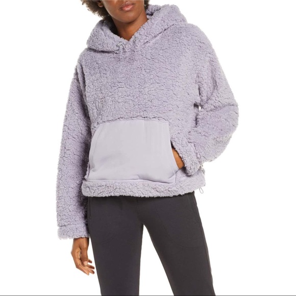 Zella Tops - Zella Nordstrom Cassie Shearling Sherpa Hoodie